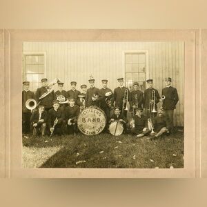 Vintage Photo – Citizens Band Ballston Spa NY  – Early 1900s Brass Band